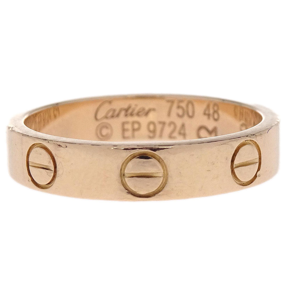 Cartier Mini Love Ring 750 #48 Jewelry