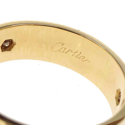 Cartier Love Ring 750 Half Diamond #52 750-52-946133 Jewelry