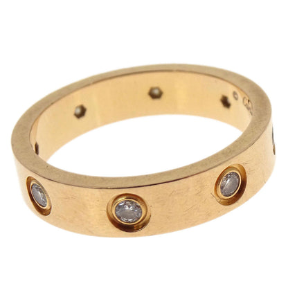Cartier Mini Love Ring Au750 Diamond FXX129 #49 Jewelry