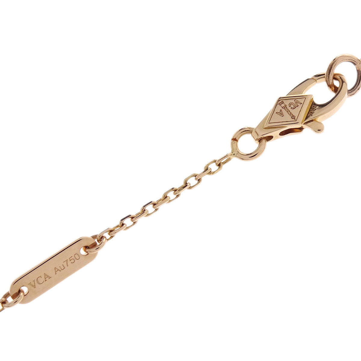 Van Cleef & Arpels Sweet Alhambra Necklace Carnelian Au750 JA502227 Jewelry