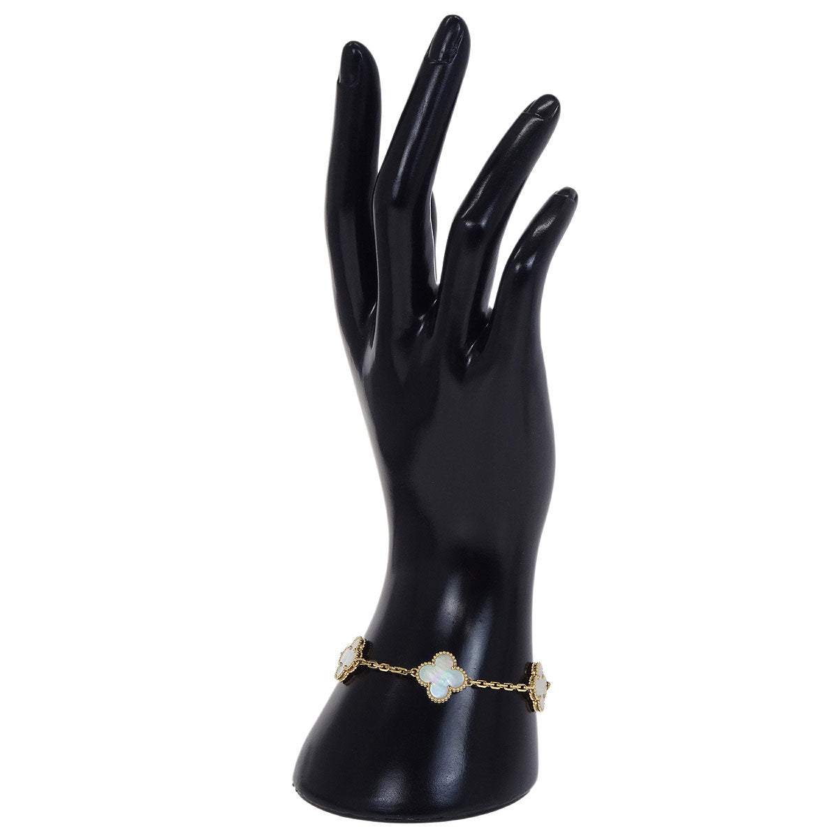 Van Cleef & Arpels Alhambra Bracelet Mother of Pearl Gold Au750 Jewelry