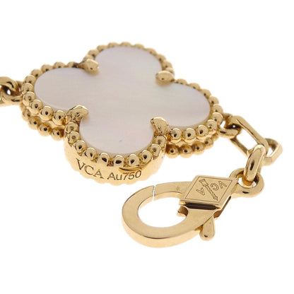 Van Cleef & Arpels Alhambra Bracelet Mother of Pearl Gold Au750 Jewelry