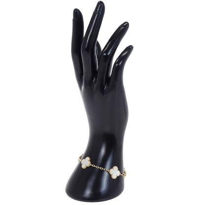 Van Cleef & Arpels Alhambra Bracelet Mother of Pearl Gold Au750 Jewelry