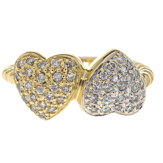Ring 18K Gold Diamond #52 Jewelry
