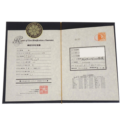 Ring Pt900 Emerald Diamond Silver #51 Jewelry