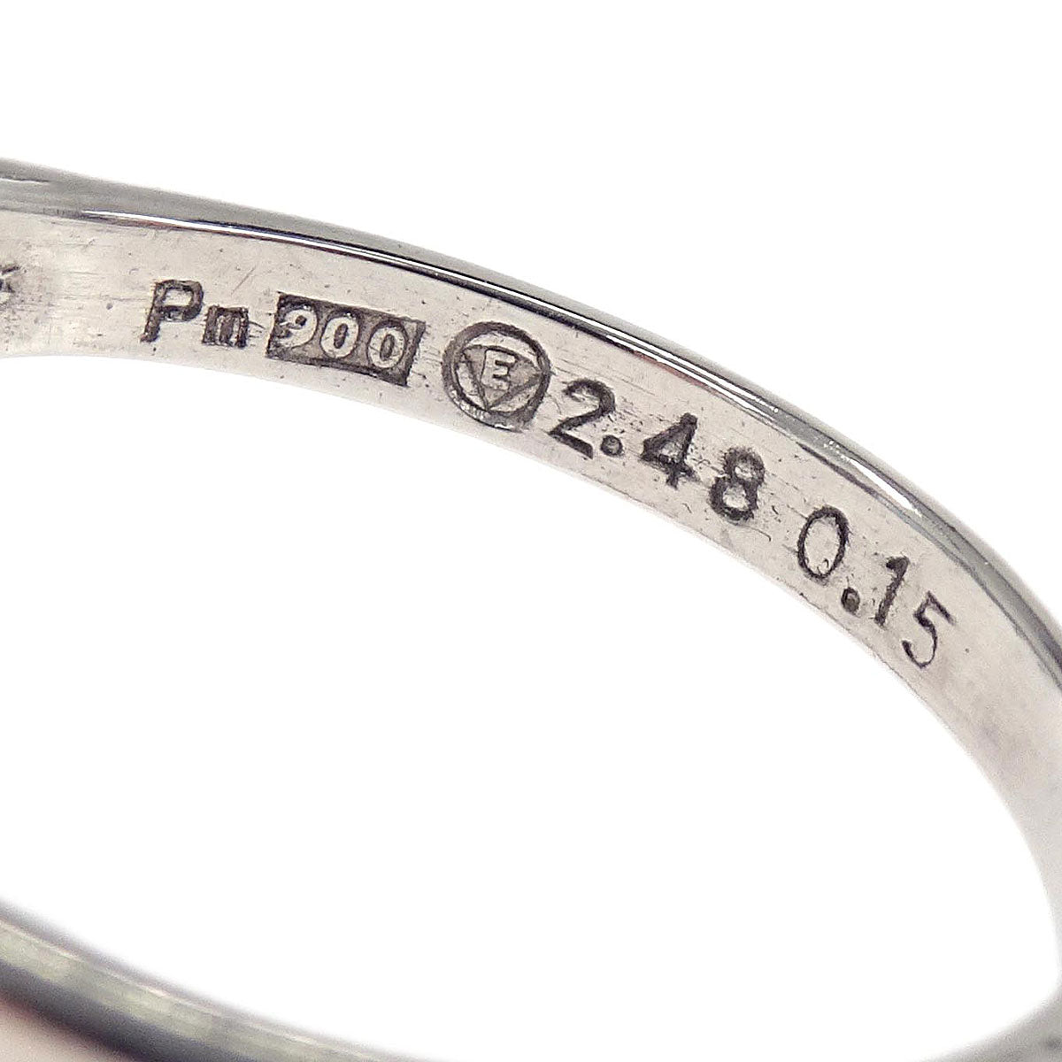 Ring Pm900 Blue Topaz Diamond #54 Jewelry