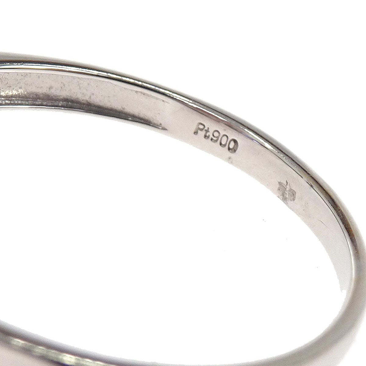 Ring Pt900 Silver Tanzanite Diamond #53 Jewelry