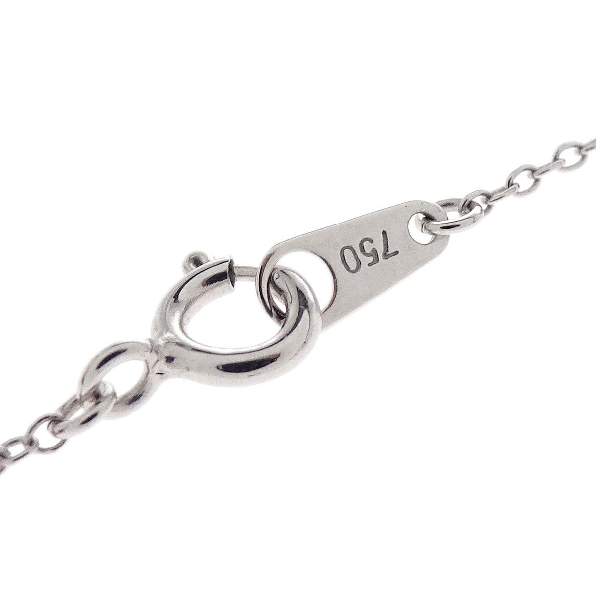 Pendant Necklace 750 Diamond Silver Jewelry