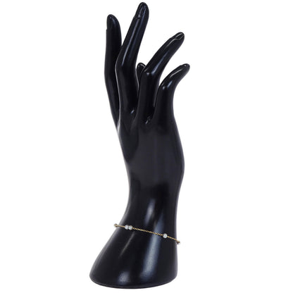 Mikimoto Bracelet 18K Genuine Pearl Gold Jewelry