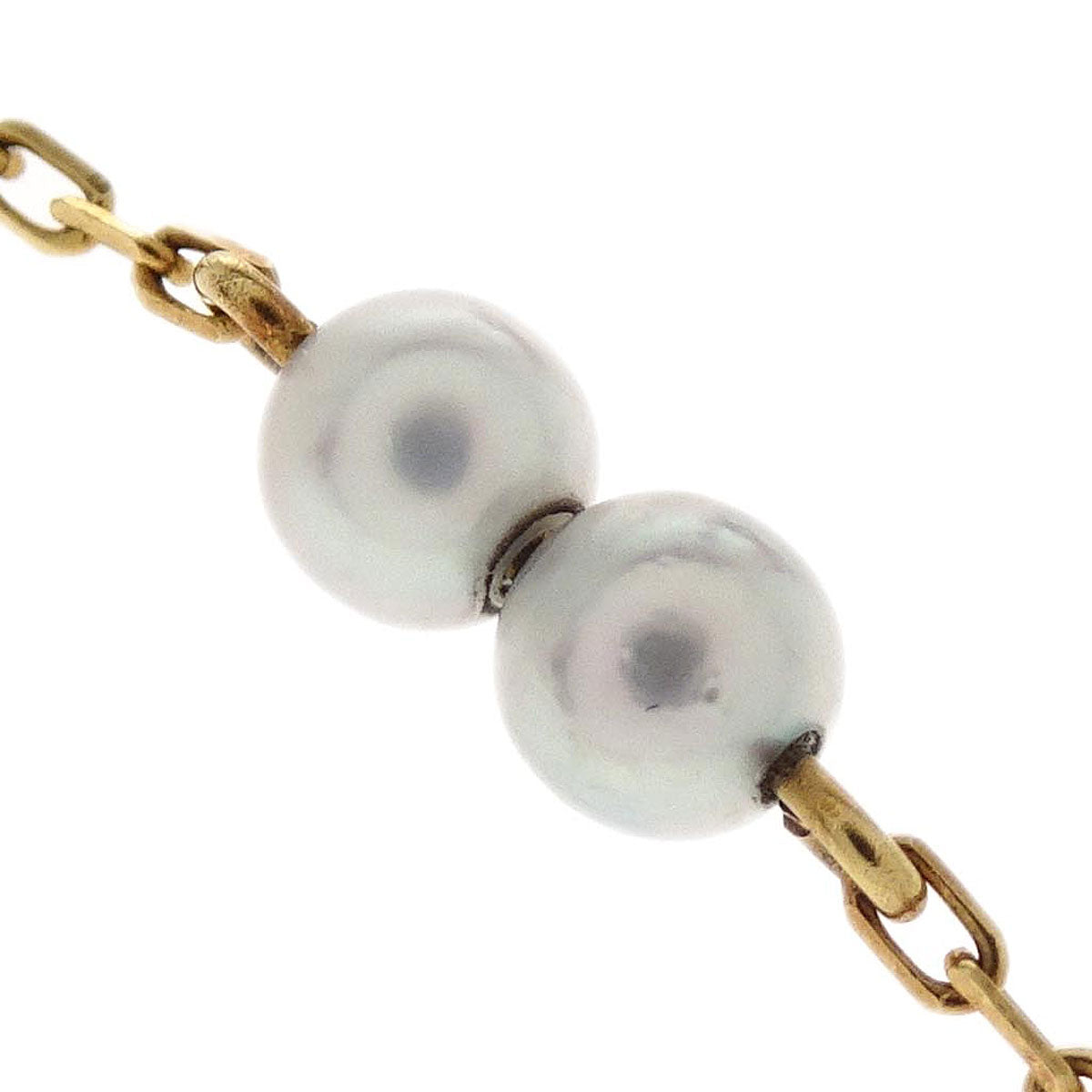 Mikimoto Bracelet 18K Genuine Pearl Gold Jewelry