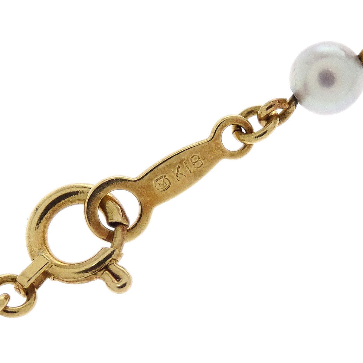 Mikimoto Bracelet 18K Genuine Pearl Gold Jewelry