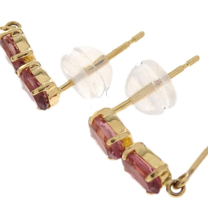 Pierced Earrings 18K Sapphire Jewelry