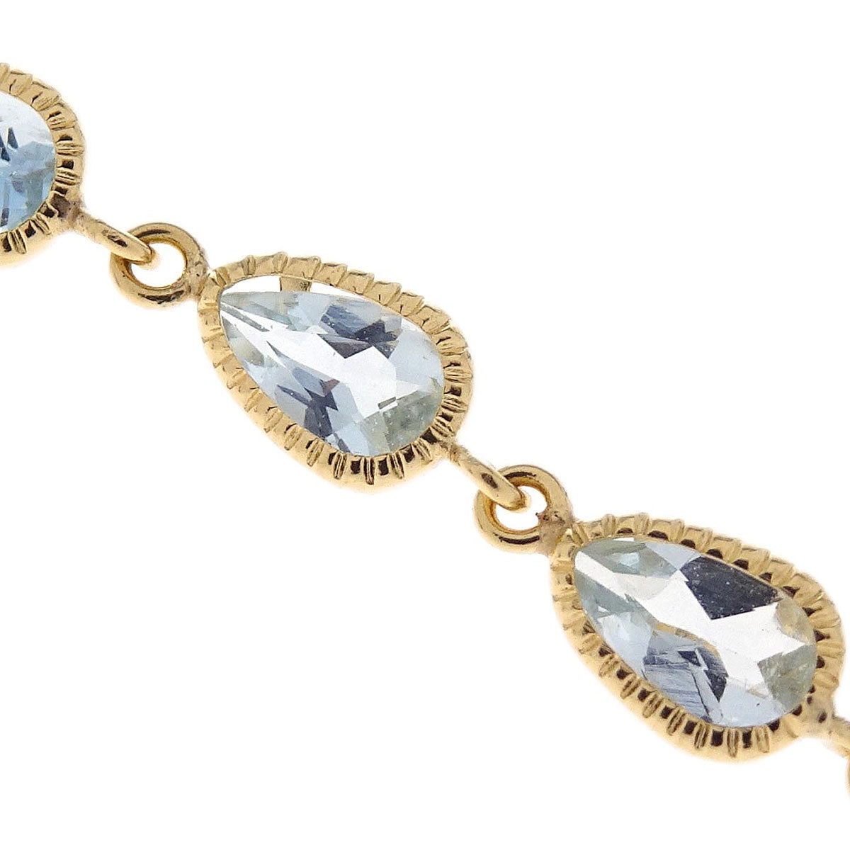 Pierced Earrings 18K Blue Topaz Jewelry
