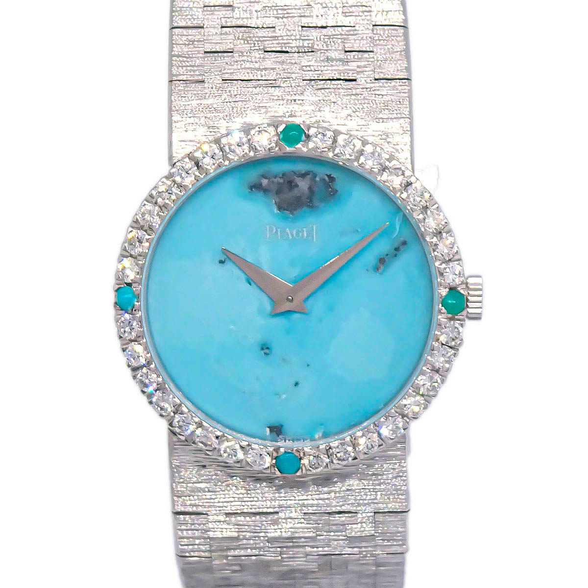 Piaget Tradition Turquoise Ref.9706A6 Manual-winding Watch 18KWG