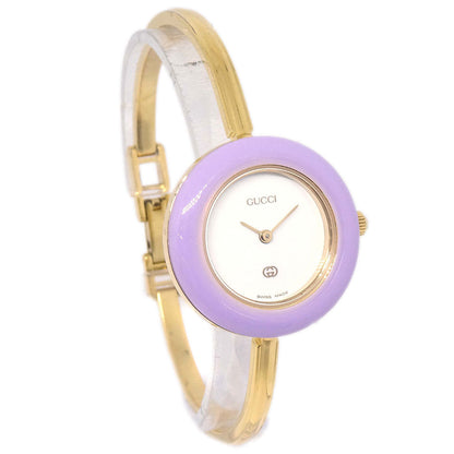 Gucci 11/12 Change Bezel Chameleon Quartz Watch SS