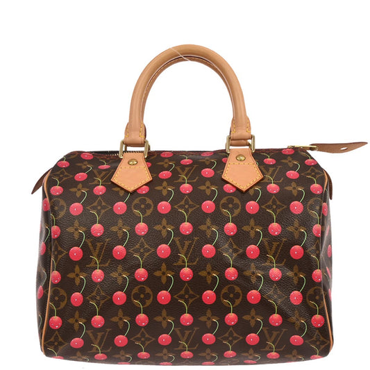 Louis Vuitton Monogram Cherry Speedy 25 Handbag M95009