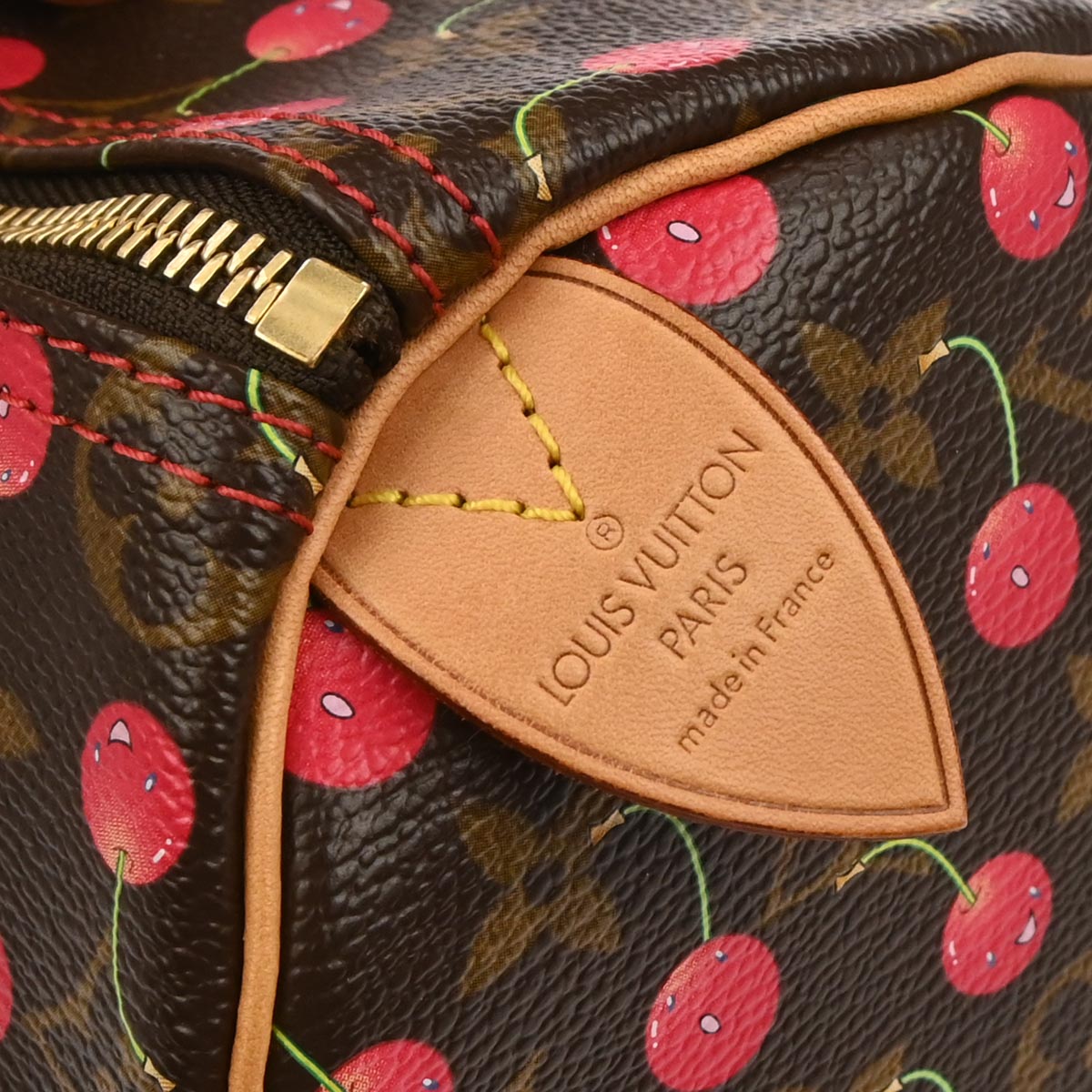 Louis Vuitton Monogram Cherry Speedy 25 Handbag M95009