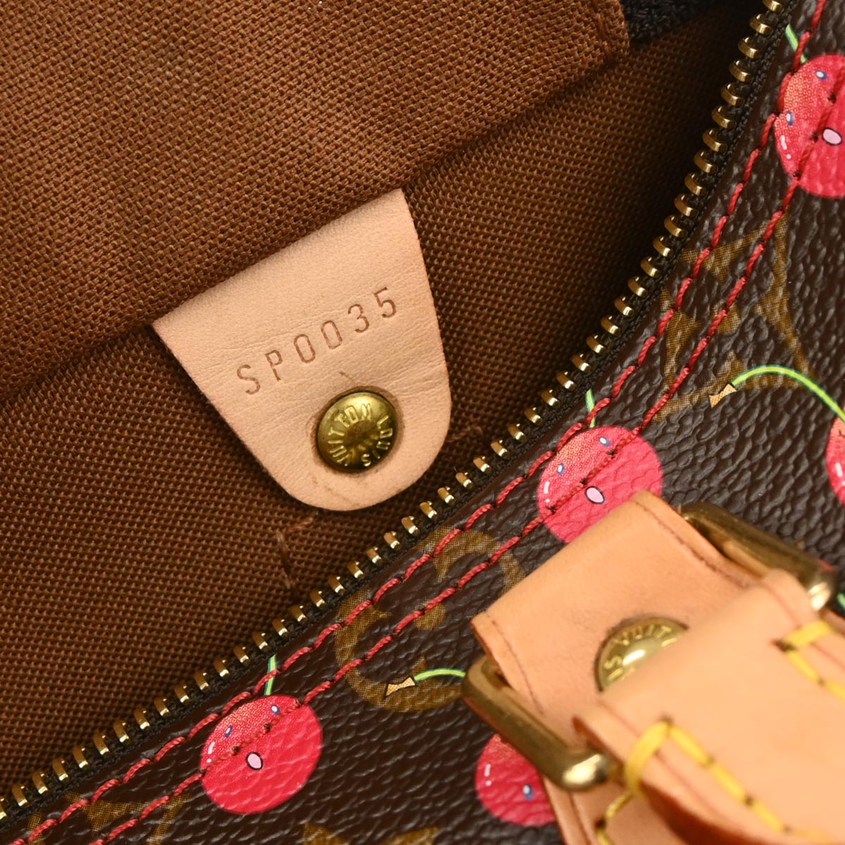 Louis Vuitton Monogram Cherry Speedy 25 Handbag M95009