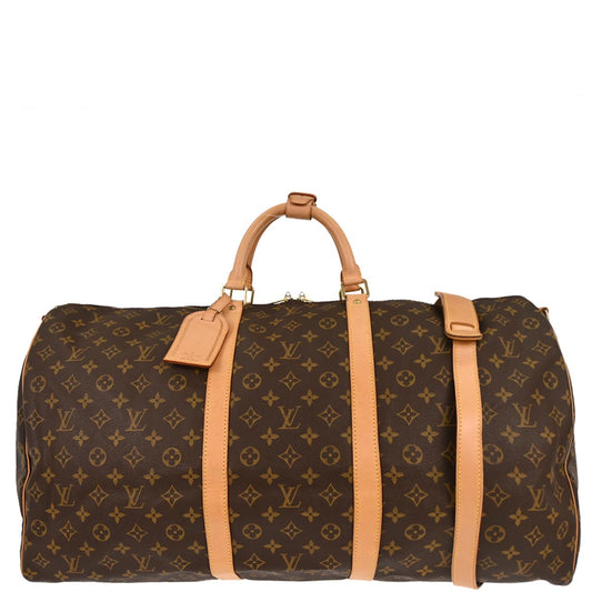 Louis Vuitton Monogram Keepall Bandouliere 60 Duffle Bag M41412