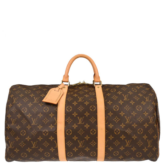 Louis Vuitton Monogram Keepall 55 Travel Handbag M41424