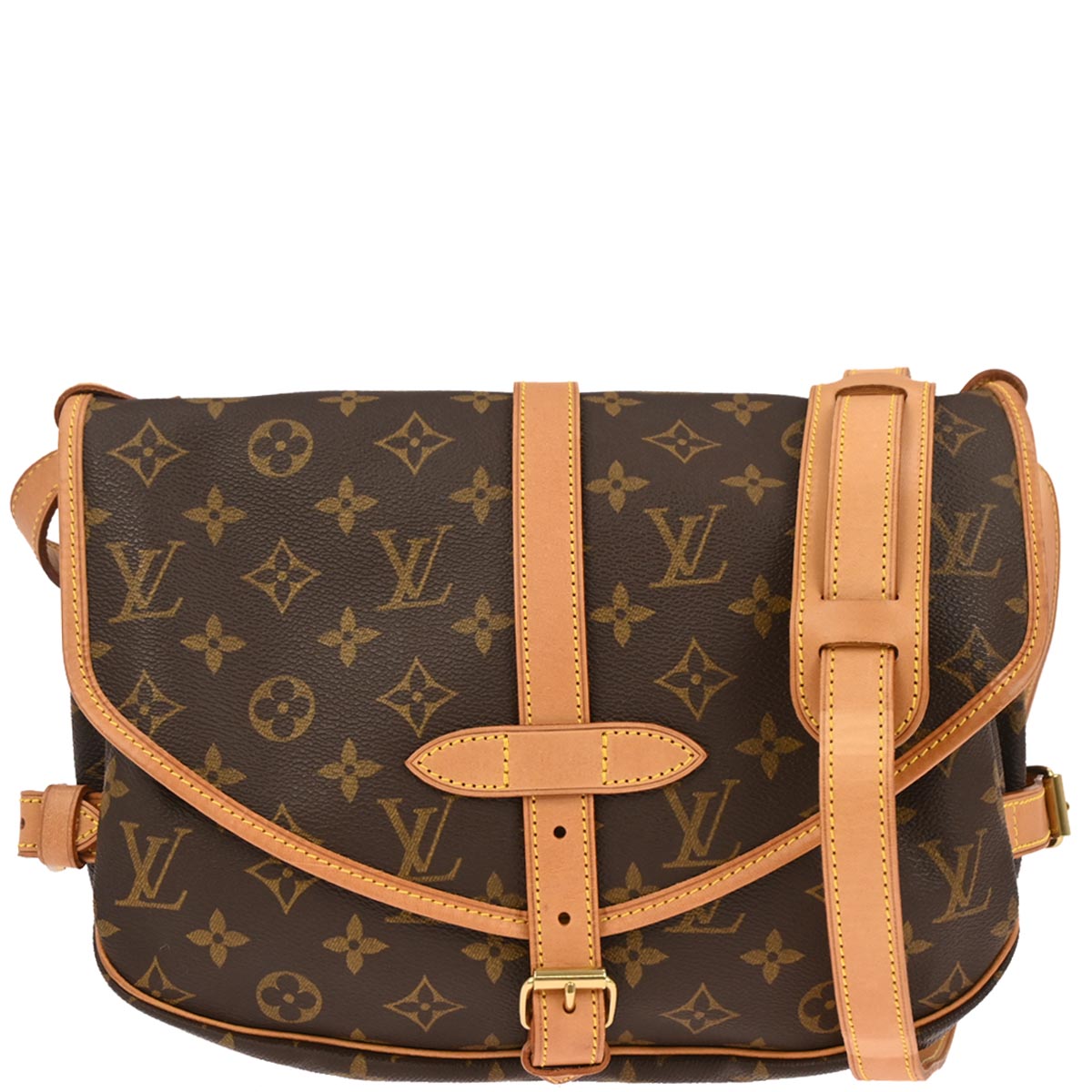 Louis Vuitton Monogram Saumur 30 Messenger Shoulder Bag M42256