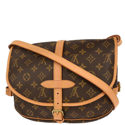 Louis Vuitton Monogram Saumur 30 Messenger Shoulder Bag M42256