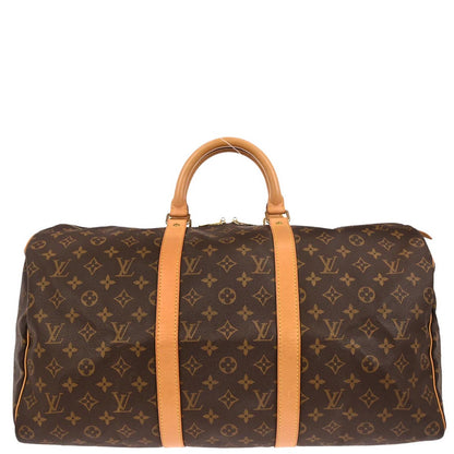 Louis Vuitton Monogram Keepall 50 Duffle Travel Handbag M41426