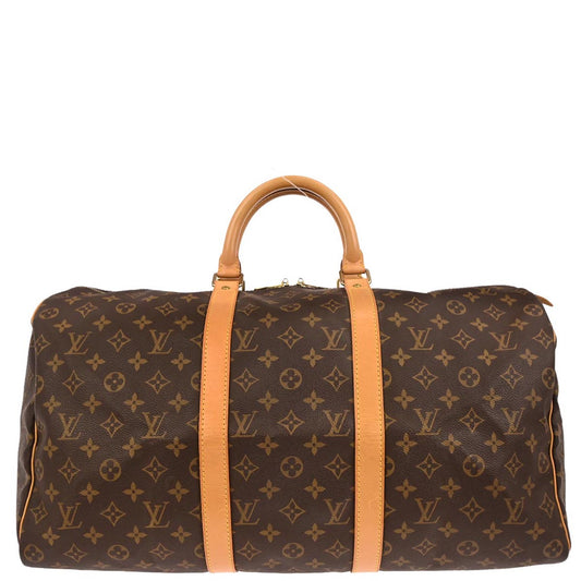 Louis Vuitton Monogram Keepall 50 Duffle Travel Handbag M41426