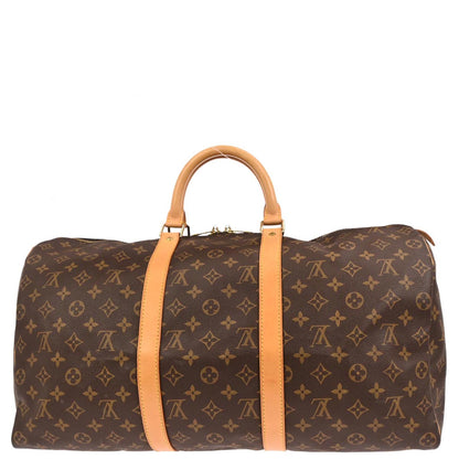 Louis Vuitton Monogram Keepall 50 Duffle Travel Handbag M41426