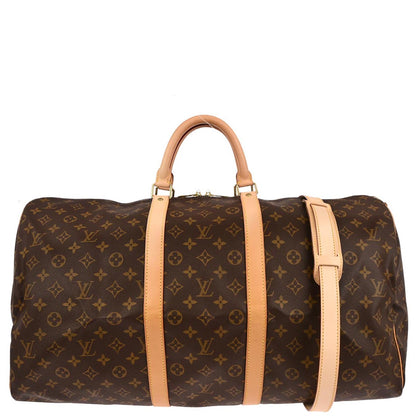 Louis Vuitton Monogram Keepall Bandouliere 55 Duffle Bag M41414