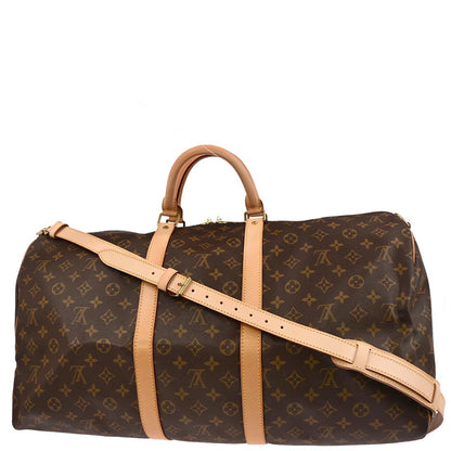 Louis Vuitton Monogram Keepall Bandouliere 55 Duffle Bag M41414