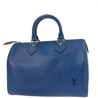 Louis Vuitton Blue Epi Speedy 25 Handbag M43015