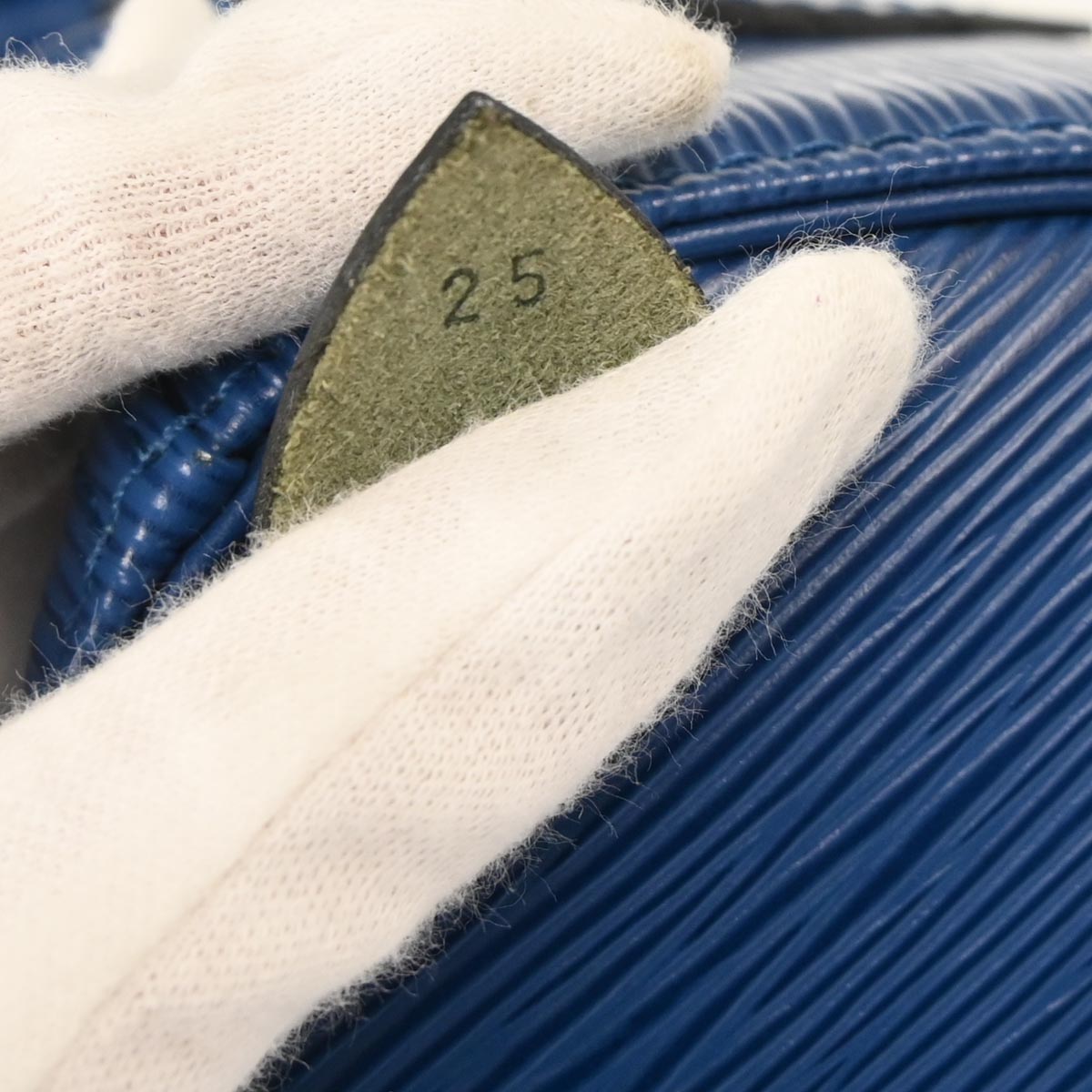 Louis Vuitton Blue Epi Speedy 25 Handbag M43015