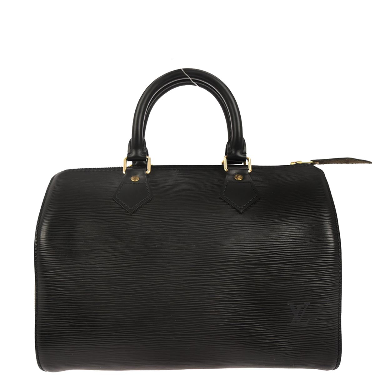 Louis Vuitton Black Epi Speedy 25 Handbag M43012