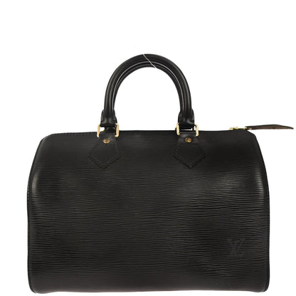 Louis Vuitton Black Epi Speedy 25 Handbag M43012