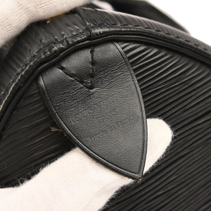 Louis Vuitton Black Epi Speedy 25 Handbag M43012