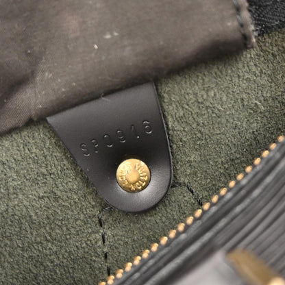 Louis Vuitton Black Epi Speedy 25 Handbag M43012