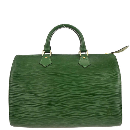 Louis Vuitton Green Epi Speedy 30 Handbag M43004