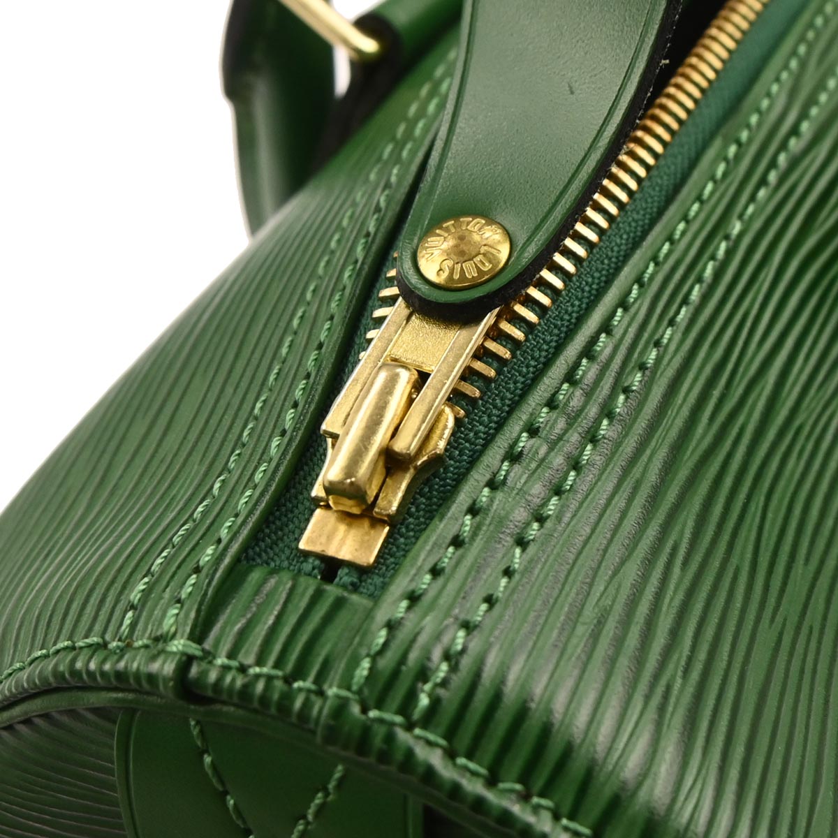 Louis Vuitton Green Epi Speedy 30 Handbag M43004