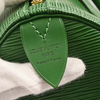 Louis Vuitton Green Epi Speedy 30 Handbag M43004