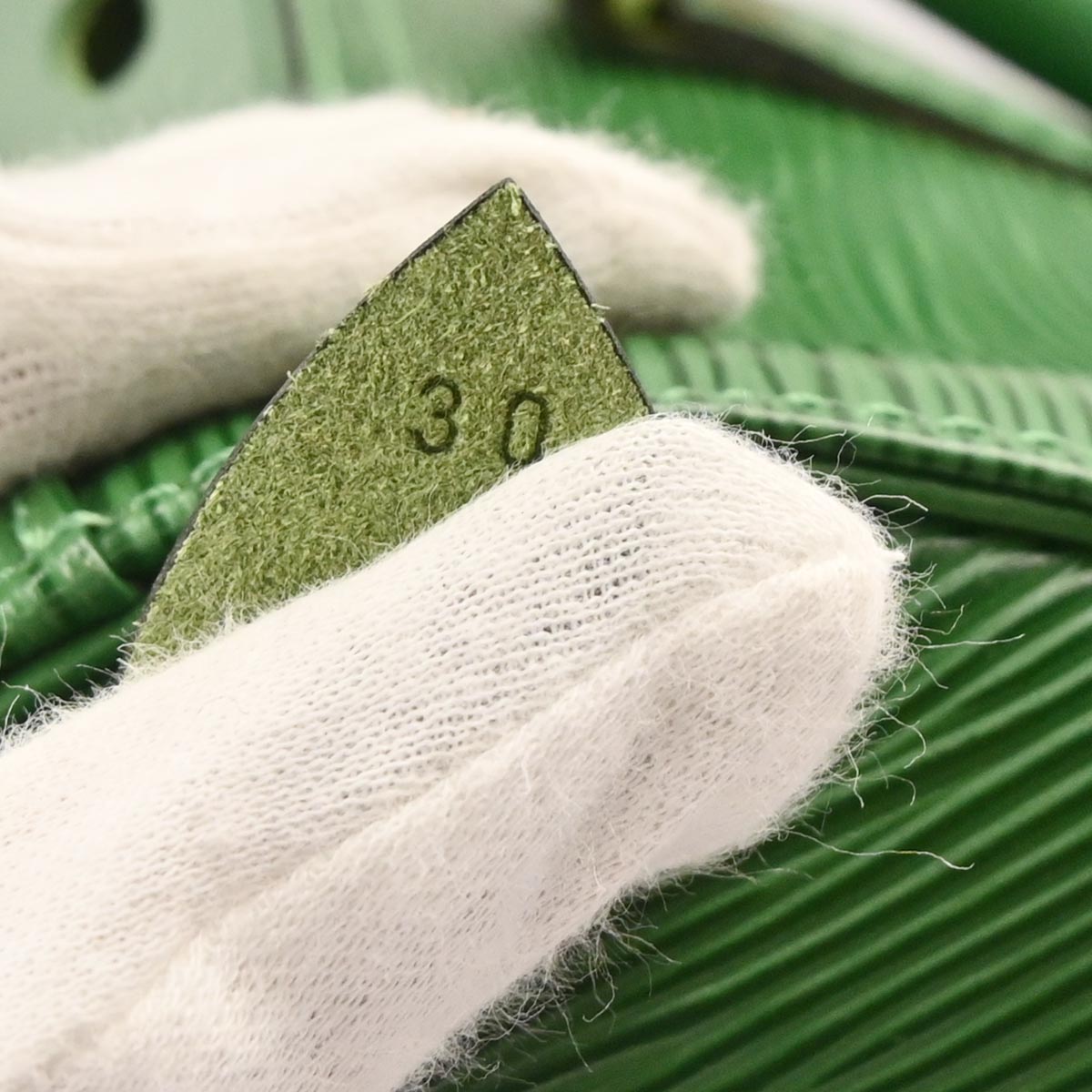 Louis Vuitton Green Epi Speedy 30 Handbag M43004