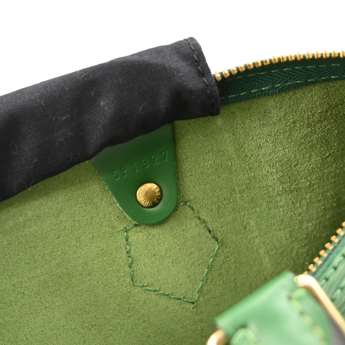 Louis Vuitton Green Epi Speedy 30 Handbag M43004