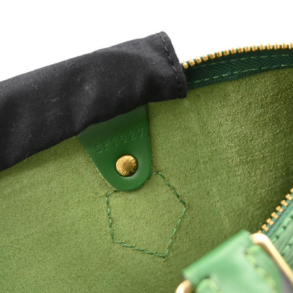 Louis Vuitton Green Epi Speedy 30 Handbag M43004