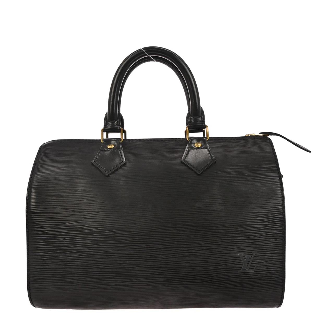 Louis Vuitton Black Epi Speedy 25 Handbag M43012