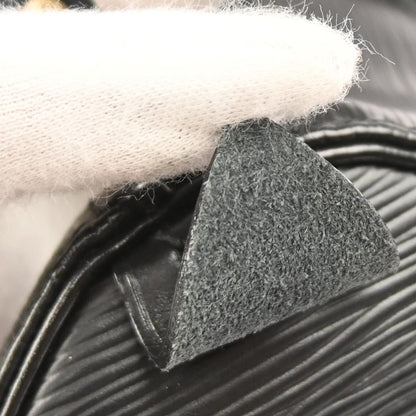 Louis Vuitton Black Epi Speedy 25 Handbag M43012