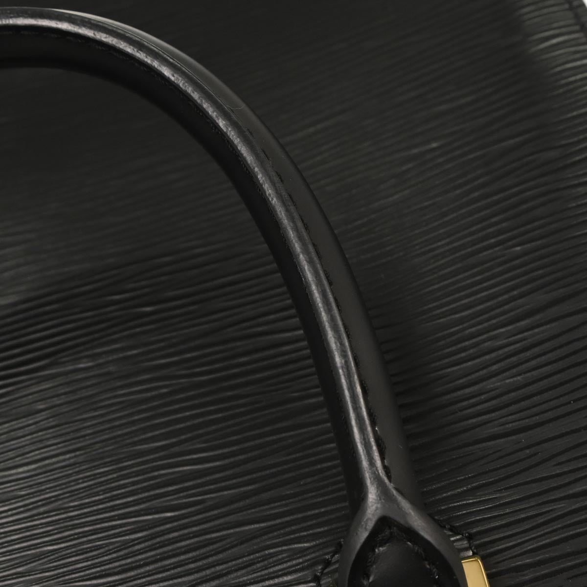 Louis Vuitton Black Epi Pont Neuf Handbag M52052