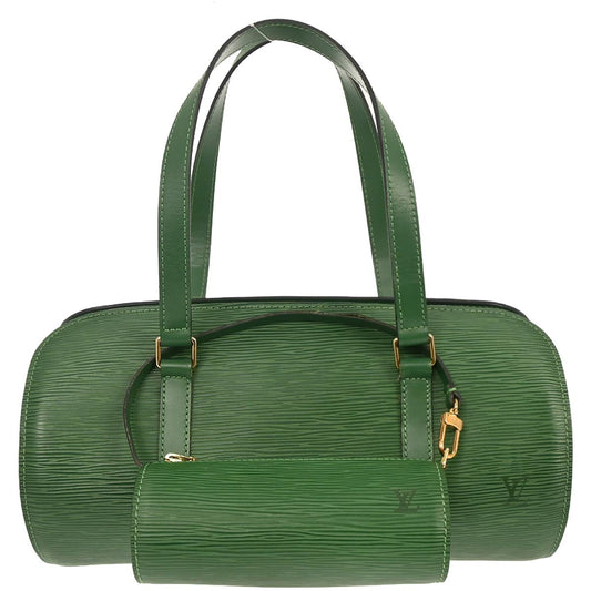 Louis Vuitton Green Epi Soufflot Handbag M52224