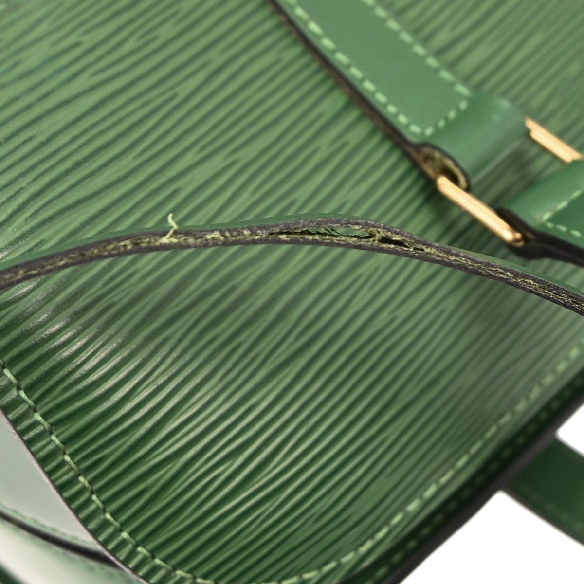 Louis Vuitton Green Epi Soufflot Handbag M52224