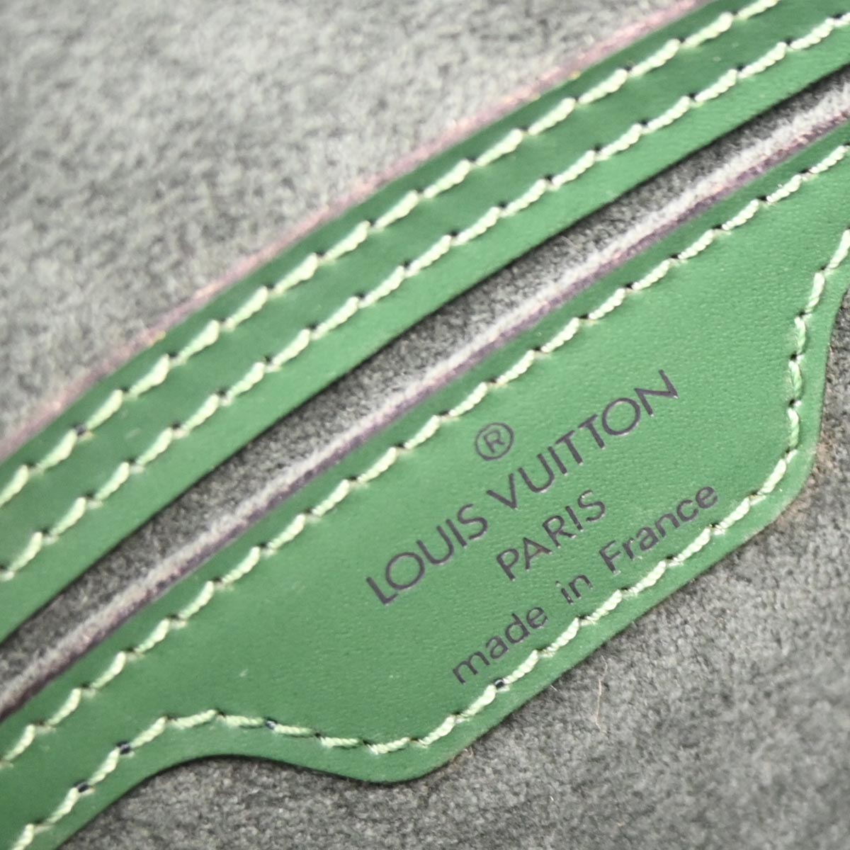 Louis Vuitton Green Epi Soufflot Handbag M52224