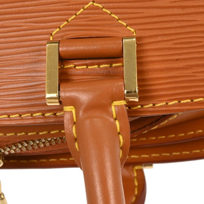 Louis Vuitton Brown Epi Pont Neuf Handbag M52058